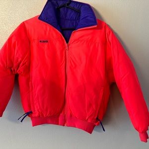 Vintage Down Columbia Reversible Ski Jacket